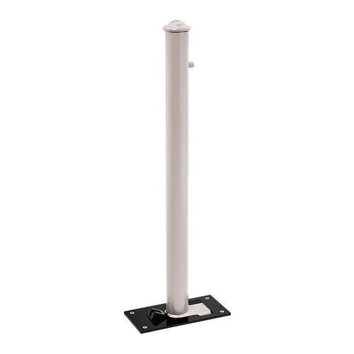 POTELET RABATTABLE SOLIBLOC Ø 76 MM AGORA - GRIS 7044 - PROCITY
