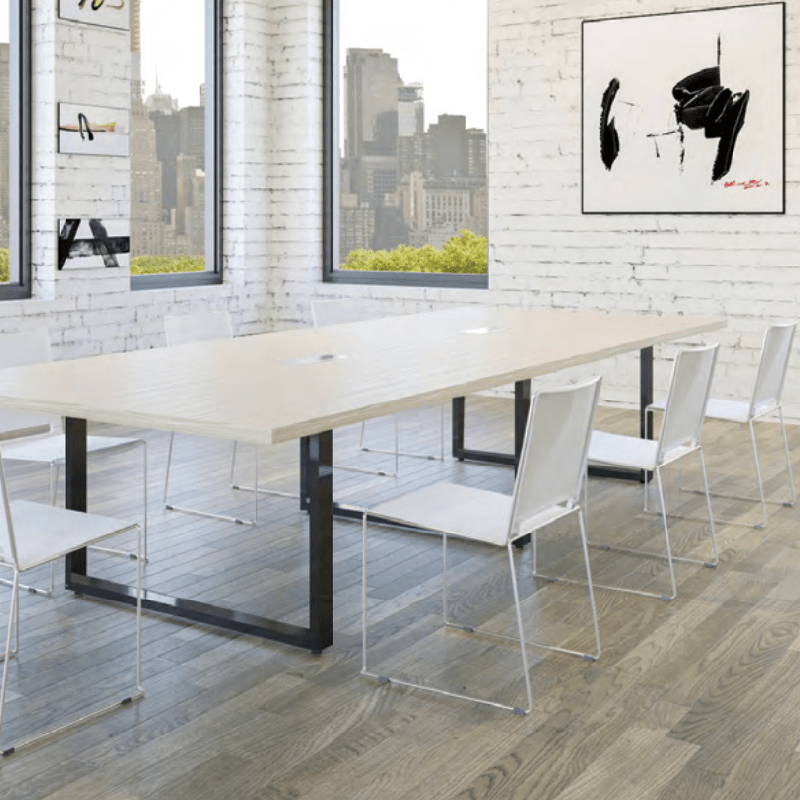 Tables de réunion Prestige - Buronomic - modulaires et évolutives avec matériaux nobles_0