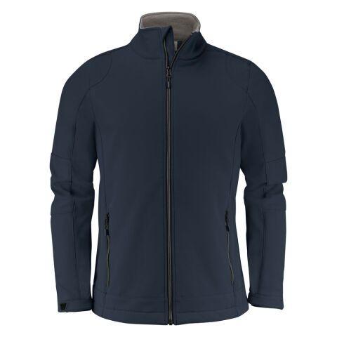 PRINTER ESSENTIALS TRIAL VESTE SOFTSHELL HOMMES DARK NAVY - TAILLE XXL