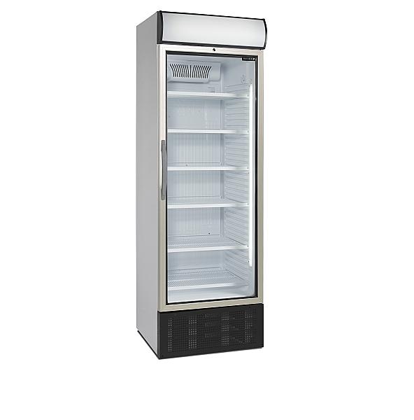 Réfrigérateur à boissons 438 litres - extérieur blanc - porte aluminium - FSC1450 avec capacité pour canettes et bouteilles_0