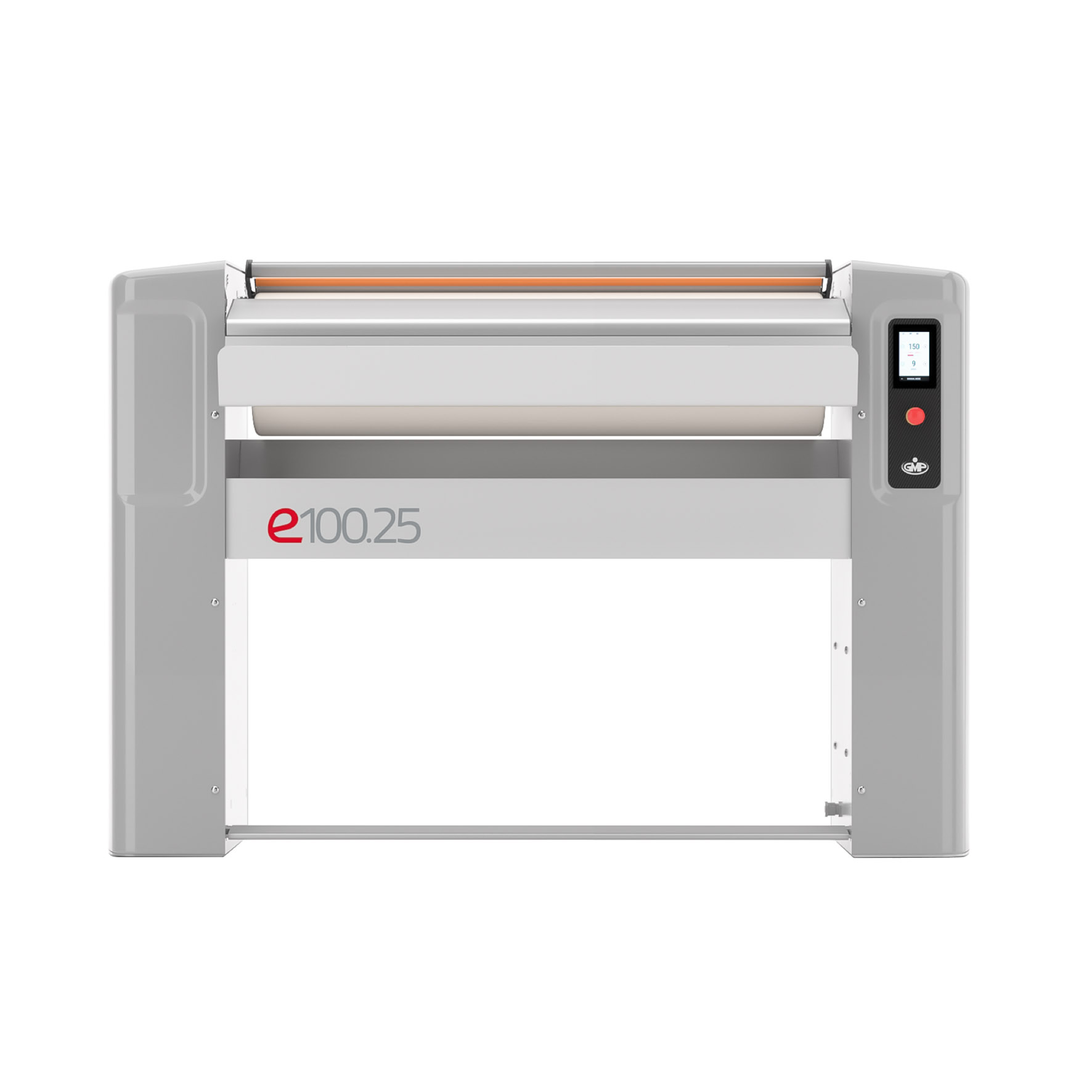 Repasseuse à cuvette chauffante E2-100.25 - largeur utile 100cm - rouleau 25cm - chauffage électrique 6kW_0