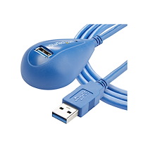 STARTECH.COM CÂBLE D'EXTENSION USB 3.0 A VERS A DE 1,5 M - RALLONGE USB A SUPERSPEED EN BLEU - M/F - RALLONGE DE CÂBLE USB - USB TYPE A POUR USB TYPE A - 1.5 M