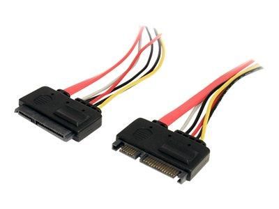 STARTECH.COM CÂBLE D'EXTENSION POUR DONNÉES ET ALIMENTATION SATA 22 BROCHES 30 CM