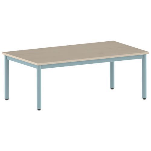 TABLE CARÉLIE 140 X 80 CM FIXE T2 STRAT ÉRABLE LAGON 6027 - MOBIDECOR