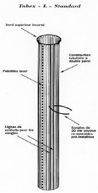 Tubex - Protège-tronc 1.20 m - Lot de 100 - Protection Jeunes Plantations_0
