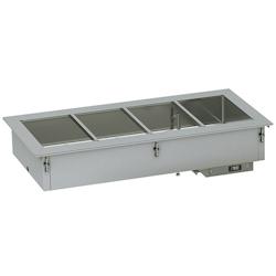 Virtus group Bain Marie à Eau Remplissage Manuel 2x GN 1/1   Virtus   AYB0007/E - 7864908431693_0