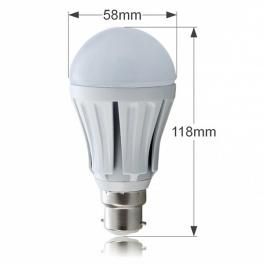 AMPOULE LED B22 7W RONDE [ÉCLAIRAGE 60W]