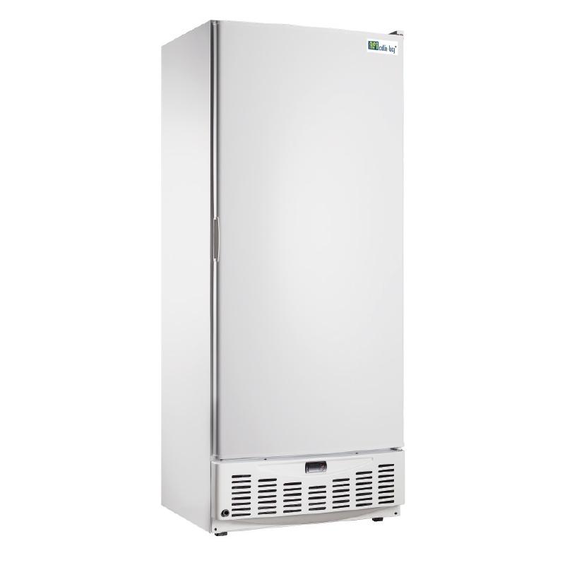 Armoire réfrigérée positive blanche porte pleine laquée température... - PN500P_0