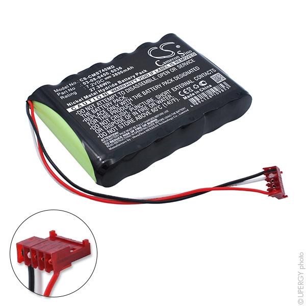 Batterie médicale rechargeable 7.2V 3.8Ah - Technologie Li-Ion - Compatible moniteur et tensiomètre médical_0