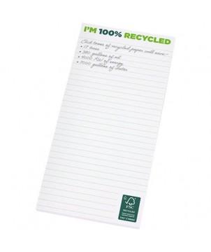 BLOC-NOTES 1/3 A4 RECYCLÉ DESK-MATE 50 FEUILLETS - BLANC - BLOCS-NOTES PUBLICITAIRES