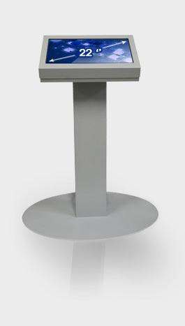 Borne interactive Corner Desk 22 pouces - écran tactile, PC industriel et options multiples_0