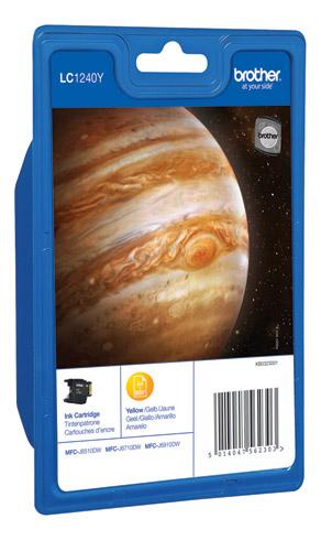 CARTOUCHE ENCRE BROTHER LC1240 JAUNE - CARTOUCHE AUTHENTIQUE