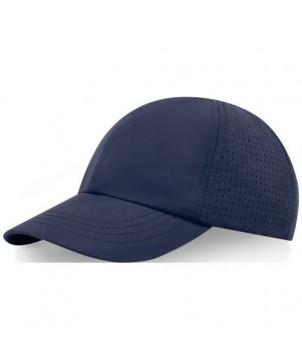 CASQUETTE 6 PANNEAUX MICA GRS RECYCLÉE AJUSTÉE BLEU MARINE - CASQUETTES ET BONNETS PUBLICITAIRES