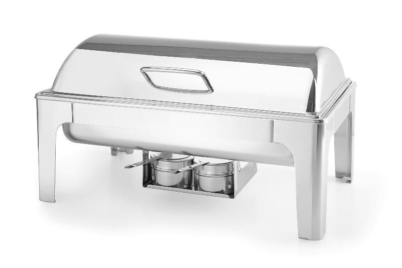 Chafing dish GN 1/1 - finition poli miroir - 9L - 570x405x(H)320 - Réf. 470213_0