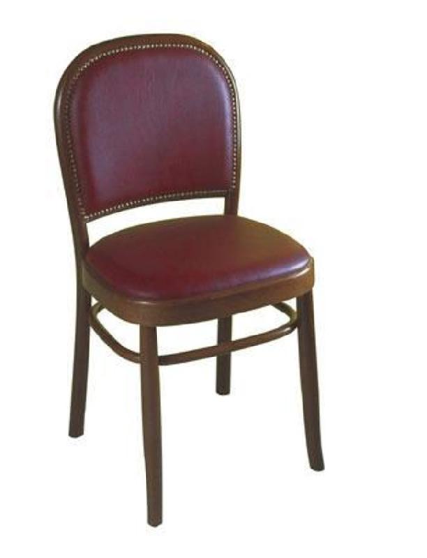 Chaise rétro - assise et dossier rembourrés_0