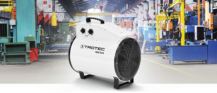 Chauffage électrique TDS 75 R - puissant et robuste avec thermostat intégré et protection anti-surchauffe_0