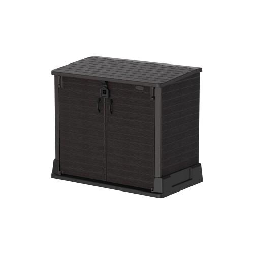 COFFRE DE RANGEMENT STOREAWAY FLAT LID - BRUN FONCÉ - 850 L DURAMAX