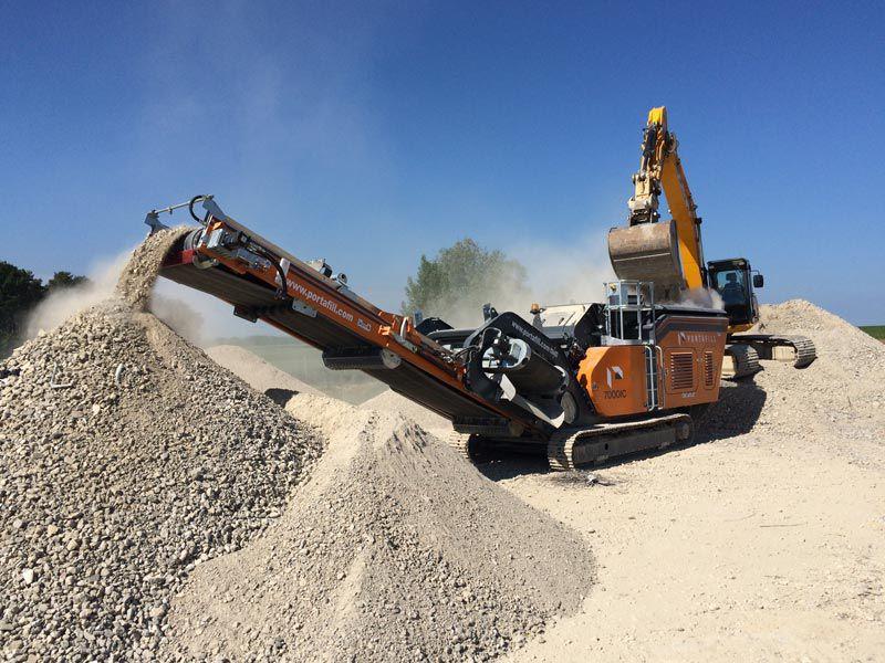Concasseurs Portafill 7000IC - JCB Dieselmax Stage IIIA, Ouverture 810x600 mm, Production jusqu'à 120 T/h_0