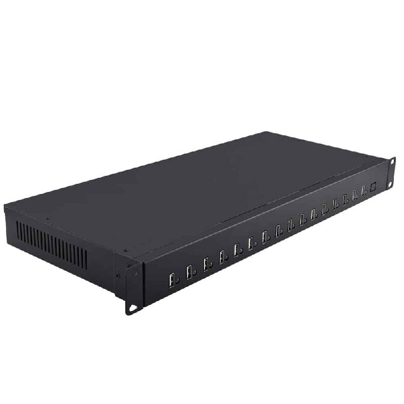 Concentrateur de charge USB-A 12W 1U Rackmount 16 ports_0