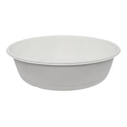CROKUS Saladier canne à sucre parecchi, sans PFAS ø 28,5 x 7,5 cm - 3500 ml (200 unités) - blanc Bagasse C123737_0