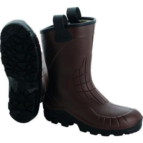 DEMI-BOTTES DE SÉCURITÉ FOURRÉES - AEROTECH MARRON TAILLE 39 - DELTA PLUS