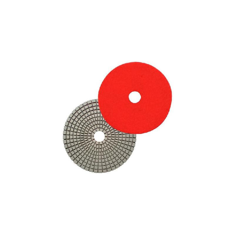 DIAMWOOD EXPERT EN EQUIPEMENT Pad de polissage diamanté à sec auto-agrippant D.125 mm x Gr. 1500 - Béton - Diamwood - gris 3664100178280_0