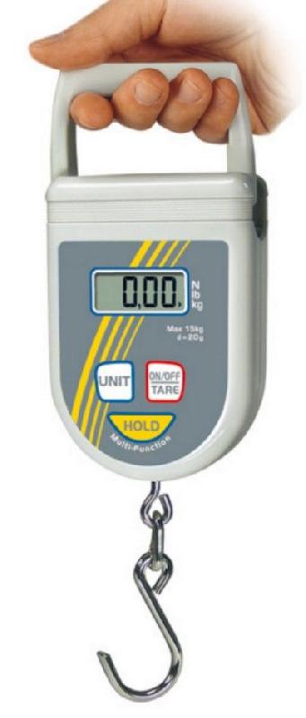 Dynamomètre électronique à poignée - capacité 15 kg / lecture 20 g - modèle #2150KE_0