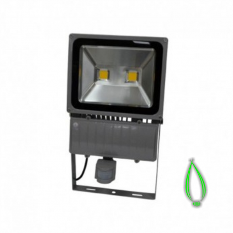 Éclairage de chantier - Projecteur LED Floodlight avec détecteur 100W gris 6000K - IP65 - 8800 lumens_0