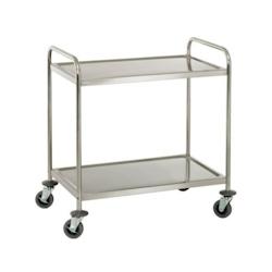 GGM Gastro Chariot de service/transport inox 2 plateaux P500 - 4063326180586_0