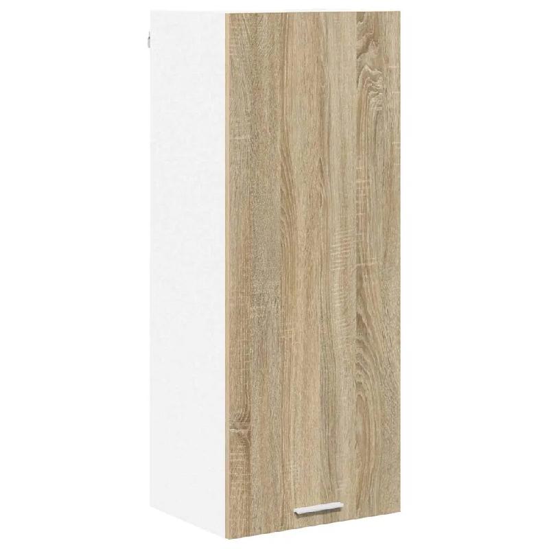 Helloshop26 - Armoire suspendue moderne rangement efficace 40 x 31 x 100 cm en bois d'ingénierie chêne sonoma 02_0053379 - Bois massif 3000237919721_0