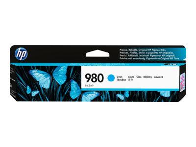 HP 980 CARTOUCHE D'ENCRE CYAN AUTHENTIQUE