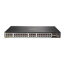 HPE Aruba Networking CX 6300M 48-port Smart Rate 1/2.5/5GbE Class 6 PoE & 4-port SFP56 Géré L3 Connexion Ethernet, supportant l'alimentation via ce port (PoE) 1U Gris_0