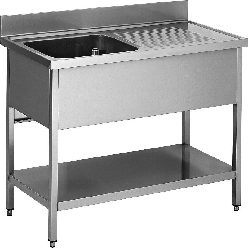 ITALCONCEPT L2G Plonge Inox Soudee, 1 Bac  850mm x 1200mm x 600 mm - 3616350015228_0