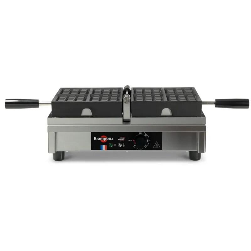Krampouz Gaufrier Mini Bruxelles 180° - argenté WECAWA_0