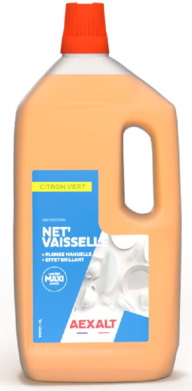 Liquide vaisselle net'vaisselle citron vert bidon de 1l - AEXALT - vm721 - 441291_0