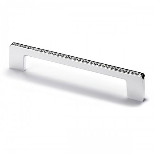 LOT DE 4 POIGNÉES DE MEUBLE OPERA CHROMÉ BRILLANT DELUXE - 200 MM HETTICH