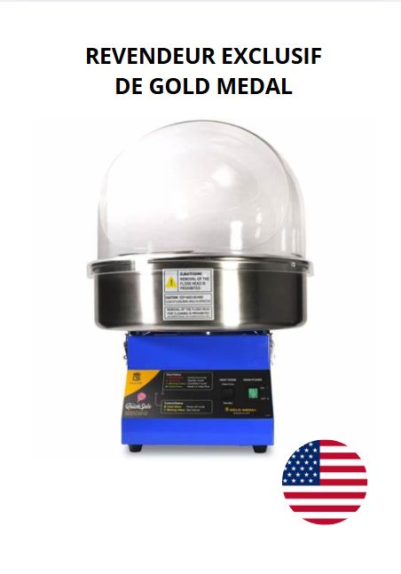 Machine à barbe à papa professionnelle Zéphir Gold Medal - compacte et personnalisable_0