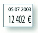 MATFER - ETIQUETTE NEUTRE 2 LIGNES (VENDU PAR 8 ROULEAUX DE 1750) - 468957