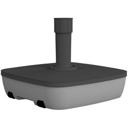 PIED DE PARASOL, PLASTIQUE, CARRÉ 49,5 X 49,5