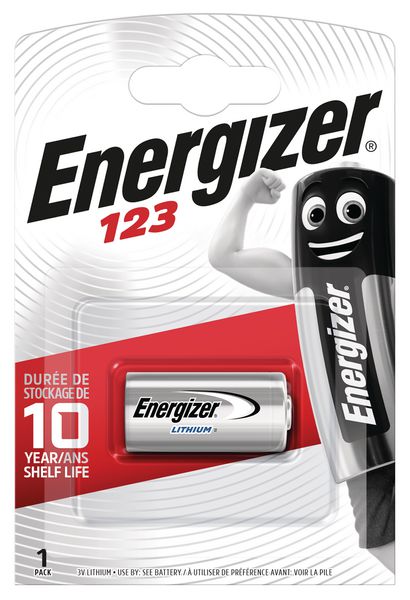 PILE LITHIUM CR123 3 VOLTS ENERGIZER®