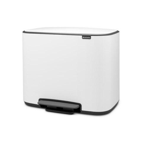 POUBELLE À PÉDALE BO 36L - BLANC
