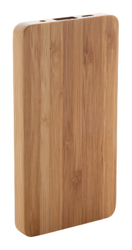 Power bank en bambou - batterie 4000 mAh avec câble micro USB - couleur naturelle_0