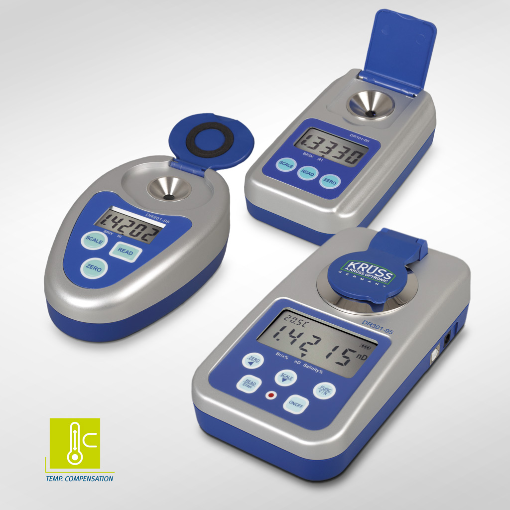 Réfractomètre numérique portable A. Krüss Optronic - DR201-95 - Précision et polyvalence pour agroalimentaire, boissons, pharmacie et pétrochimie_0