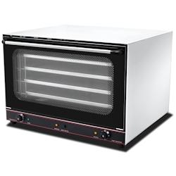 Romux® Four à Convection Électrique Professionnel avec 4 Plateaux 60x40 cm | Four à Convection Boulangerie et Pâtisserie - 300°C et 6400 W - 843_0