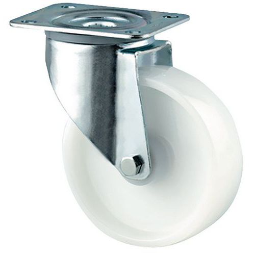 ROULETTE PIVOTANTE À PLATINE FORCE : 350 DIAMÈTRE 200 MM - TENTE