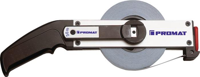 Ruban à  étrier longueur 30 m largeur de bande 13 mm A cm EG II aluminium blanc mètre-ruban en acier PROMAT_0