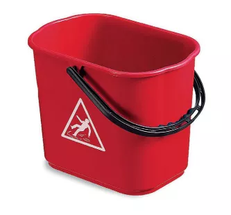 Seau 16 lt rouge sans essoreur pour Master Lux_0