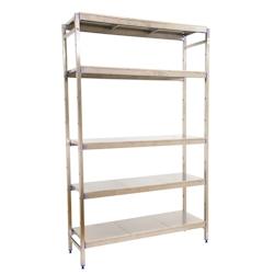 SimonRack Étagère en acier inoxyable initiel SIMONINOX 5 plateaux 2000x3290x400 mm (haut x largeur x profondeur) - 8425437073953_0