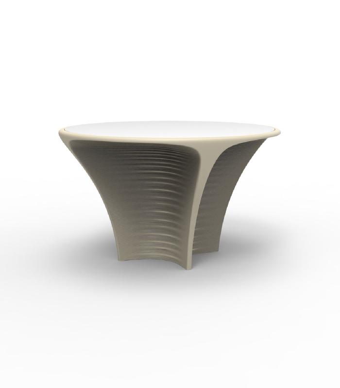 Table design in & out BIOPHILIA  - écru_0