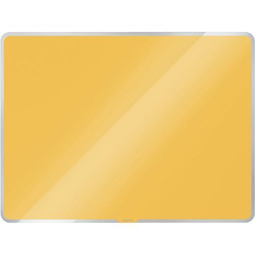 TABLEAU EN VERRE MAGNÉTIQUE COSY - 60X40 MM - JAUNE - LEITZ